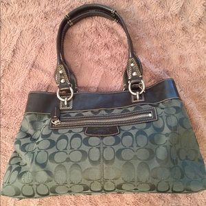 Dark green Coach 🐊